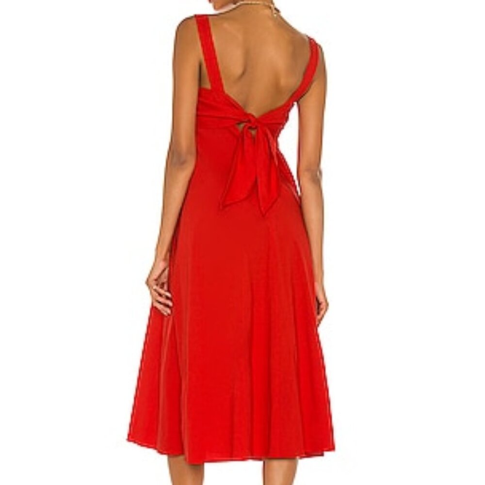 Theory ! Good Linen Tie back dress ( M)